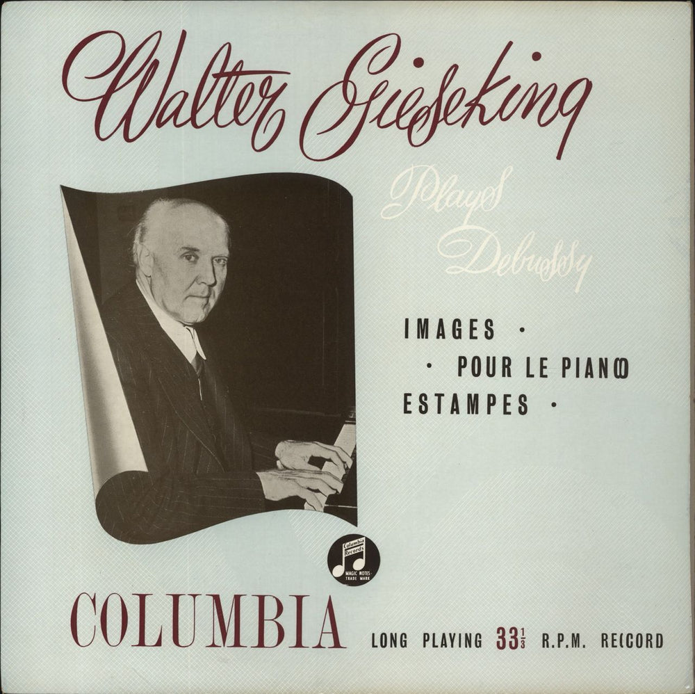 Claude Debussy Debussy: Images - Pour Le Piano - Estampes UK vinyl LP album (LP record) 33CX1137