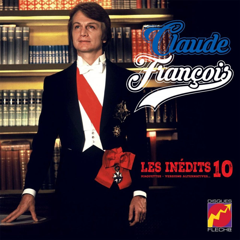 Claude François Les Inedits 10 - Tri-Colour Vinyl LP + CD - Sealed French 10" vinyl single (10 inch record) 783531