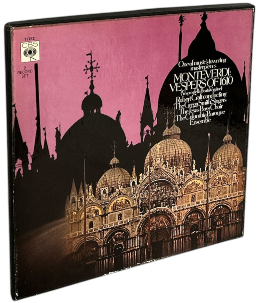 Claudio Monteverdi Monteverdi: Vespers Of 1610 (Vespro Della Beata Vergine) UK Vinyl Box Set 77212