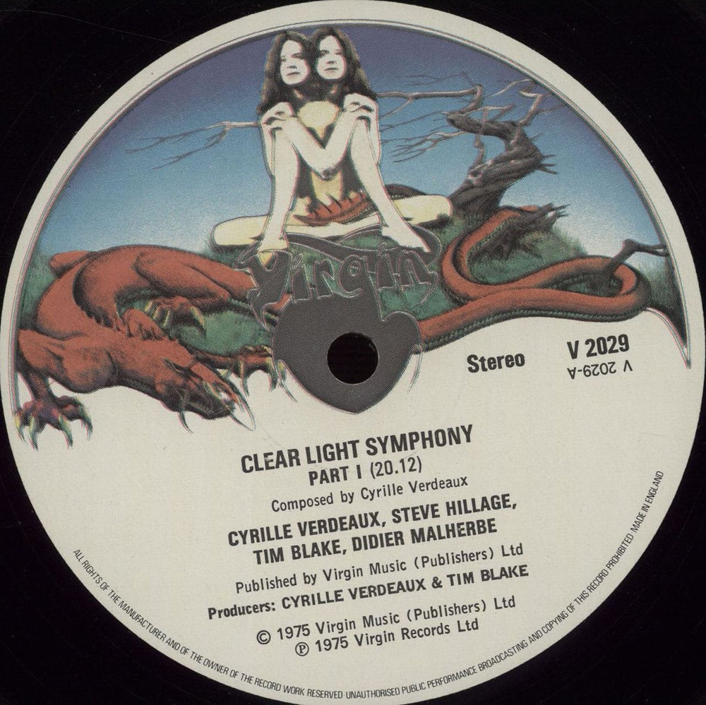 Clearlight Clearlight Symphony - 1st UK vinyl LP album (LP record) CL5LPCL331075