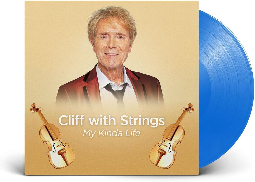 Cliff Richard Cliff With Strings [My Kinda Life] - Blue Vinyl - Sealed UK vinyl LP album (LP record) 5054197734144