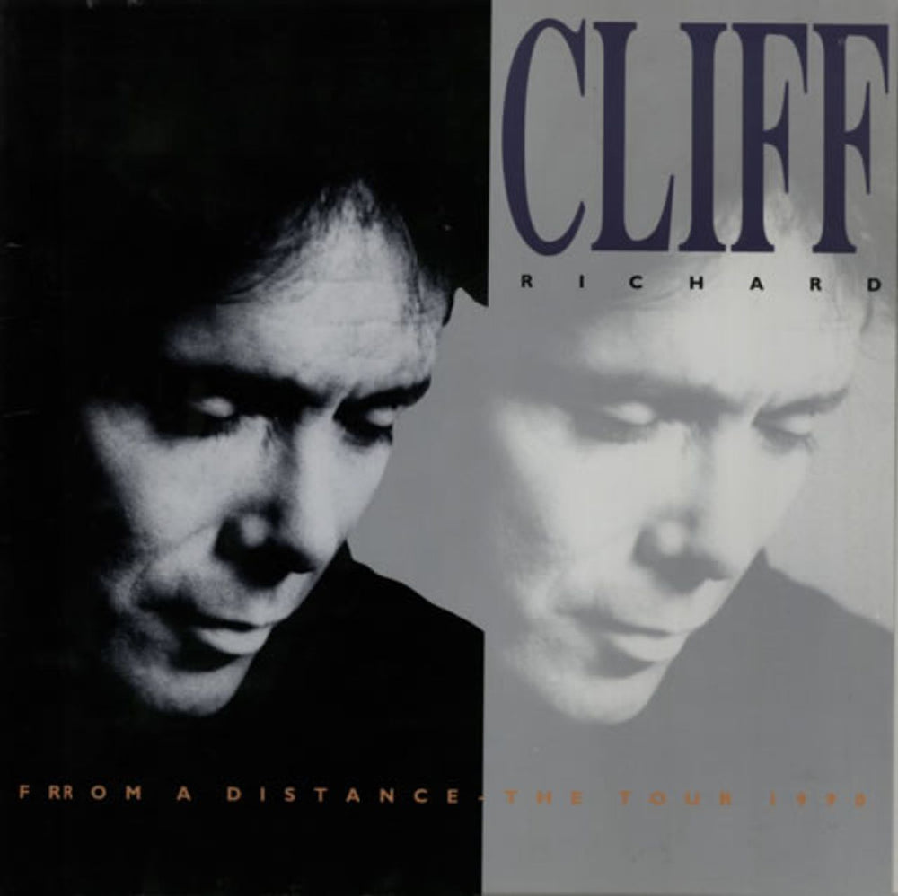 Cliff Richard From A Distance The Tour 1990 + ticket stubs UK tour programme TOUR PROGRAMME