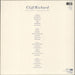 Cliff Richard Private Collection + Merch Insert UK 2-LP vinyl record set (Double LP Album) 077779137015