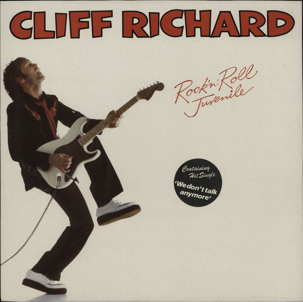 Cliff Richard Rock 'n' Roll Juvenile - Stickered Sleeve UK vinyl LP album (LP record) EMC3307