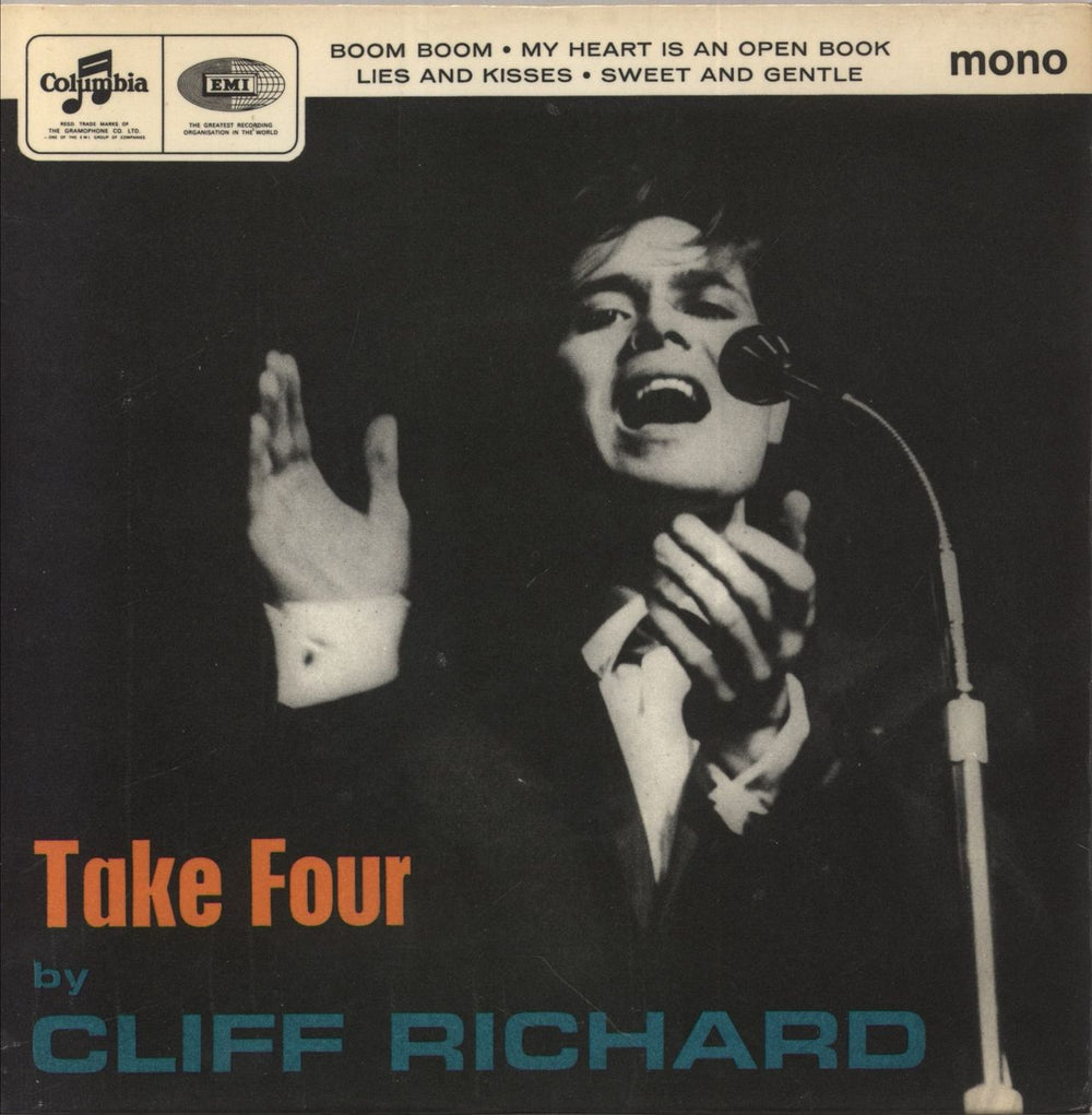 Cliff Richard Take Four EP UK 7" vinyl single (7 inch record / 45) SEG8450