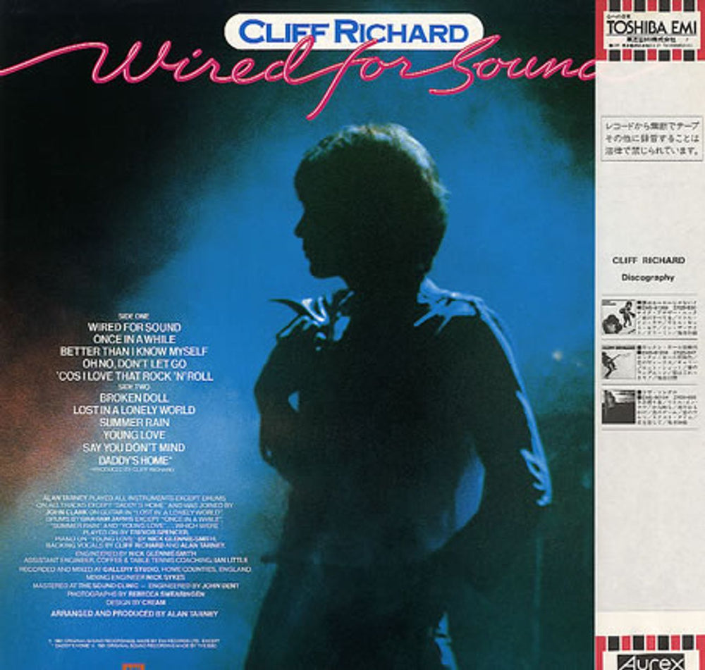 Cliff Richard Wired For Sound Japanese vinyl LP album (LP record) RICLPWI229241