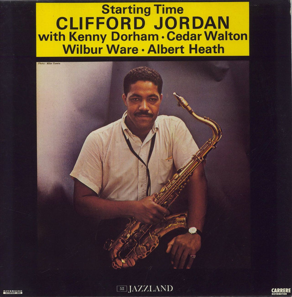 Clifford Jordan Starting Time French vinyl LP album (LP record) 68.931