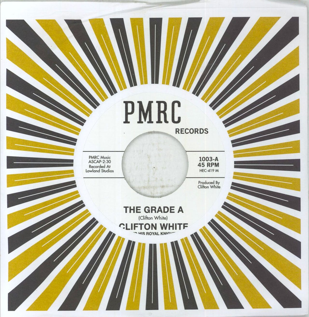 Clifton White And His Royal Knights The Grade A US 7" vinyl single (7 inch record / 45) NUM045.45