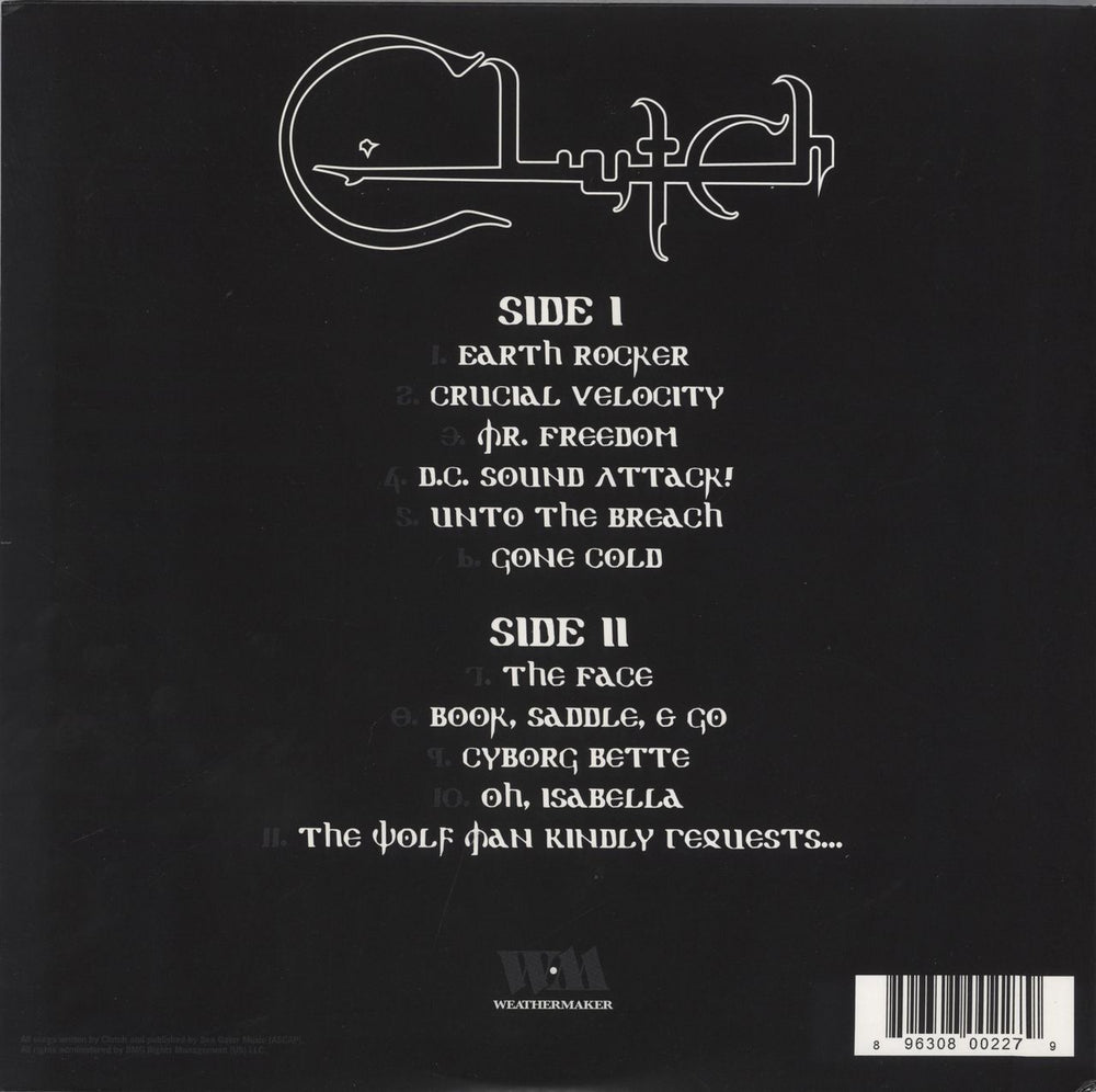 Clutch Earth Rocker UK vinyl LP album (LP record) 896308002279