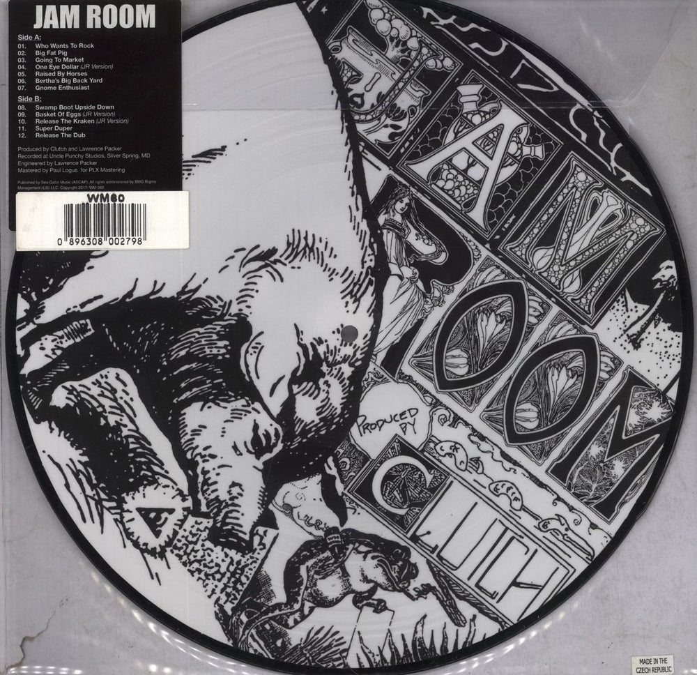 Clutch Jam Room US picture disc LP (vinyl picture disc album) 896308002798