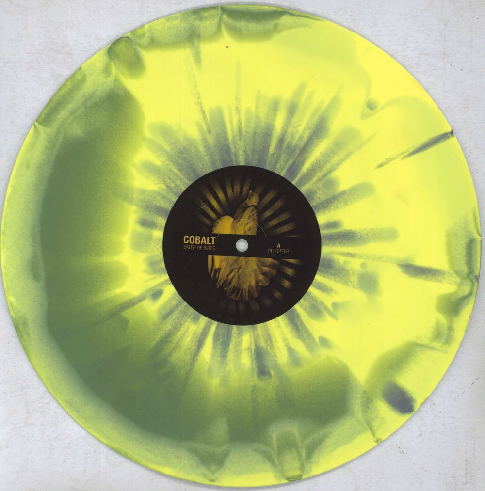 Cobalt Eater Of Birds - Green/Yellow Mix With Silver Splatter Vinyl Canadian 2-LP vinyl record set (Double LP Album) C052LEA841829