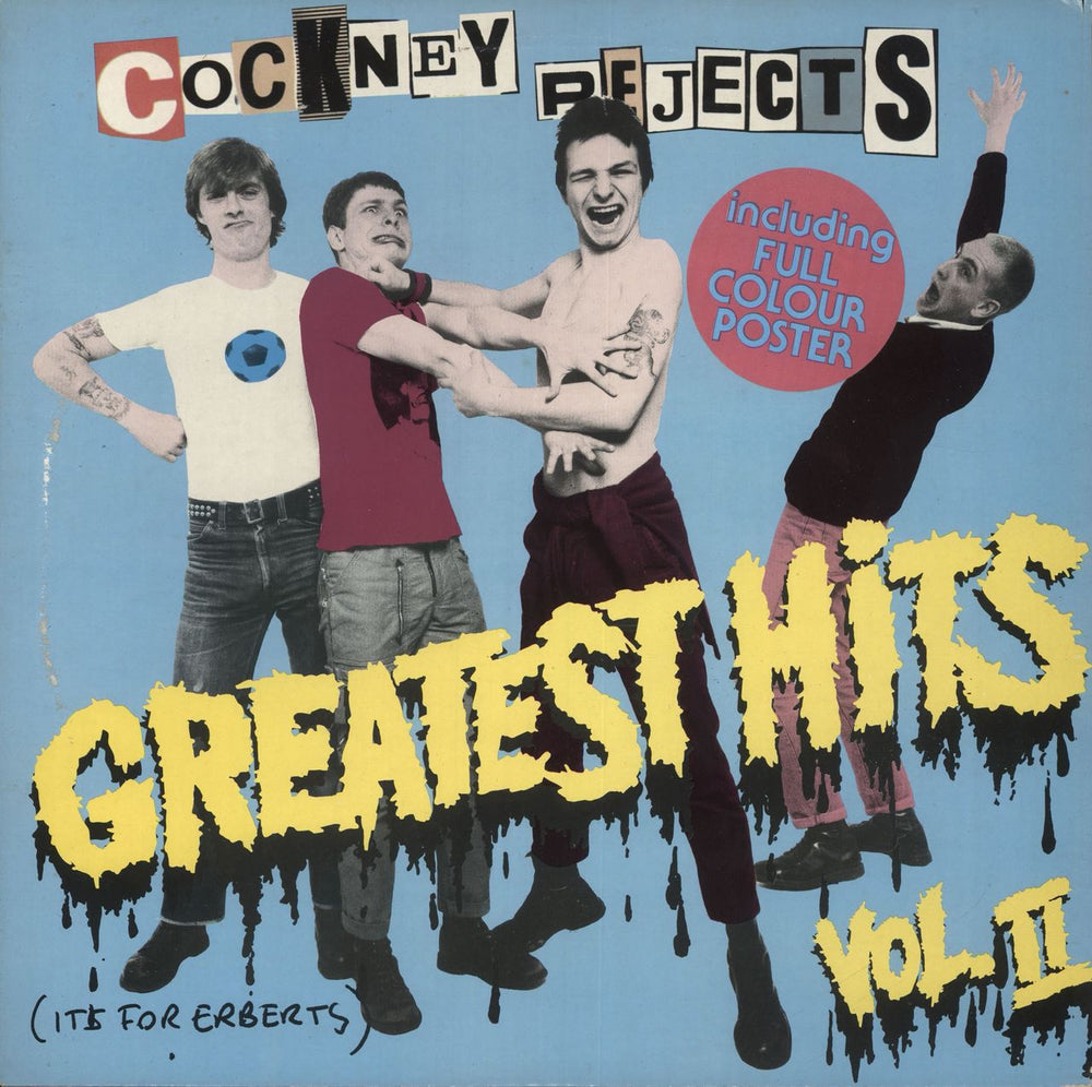 Cockney Rejects Greatest Hits Vol. II + Poster UK vinyl LP album (LP record) ZONO102