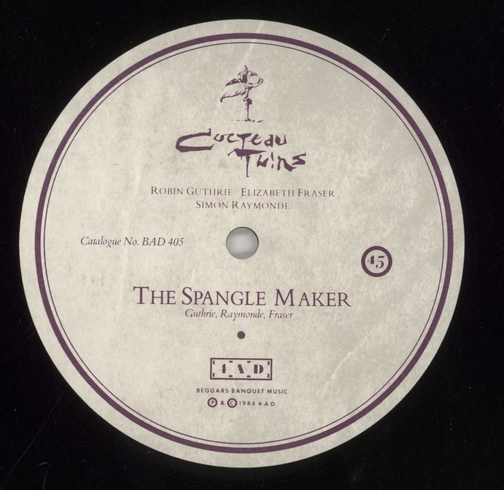 Cocteau Twins The Spangle Maker - Embossed Sleeve UK 12" vinyl single (12 inch record / Maxi-single) COC12TH04789