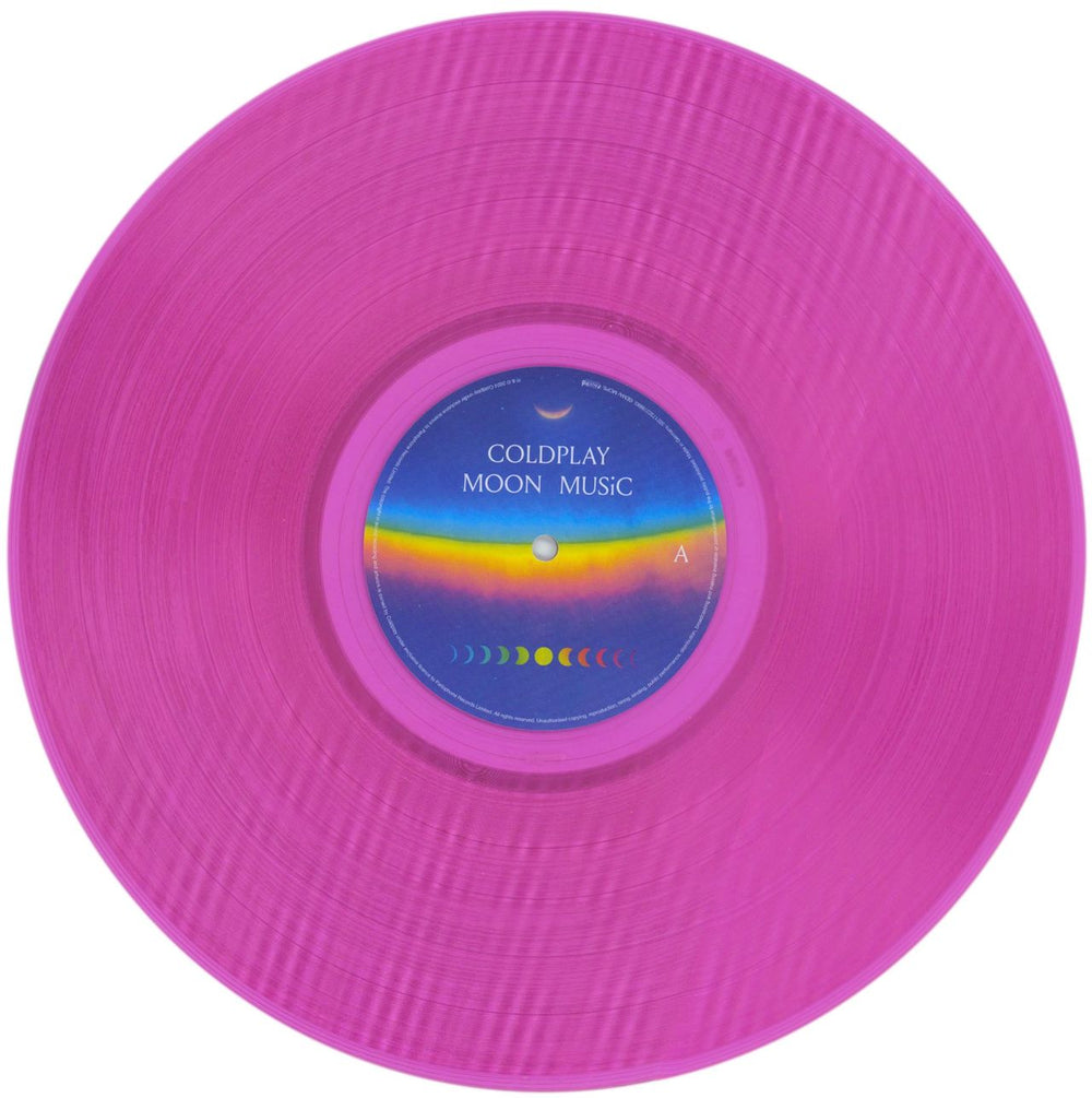 Coldplay Moon Music - Translucent Pink EcoRecord - Numbered First
