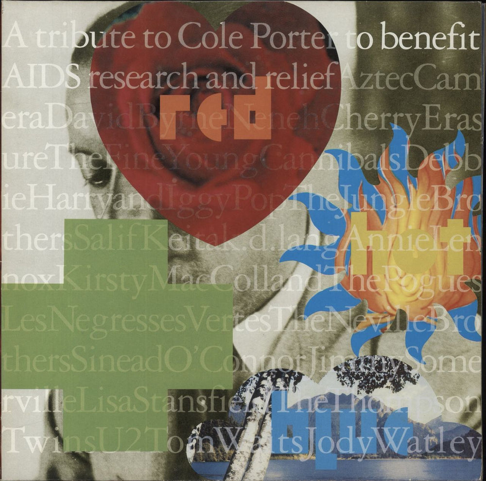 Cole Porter Red Hot + Blue - 1st - EX UK 2-LP vinyl record set (Double LP Album) CHR1799