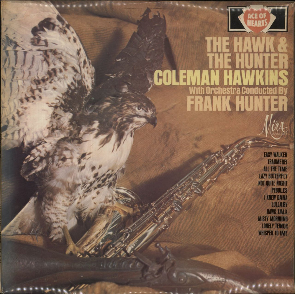 Coleman Hawkins The Hawk & The Hunter UK vinyl LP album (LP record) ZAHM174