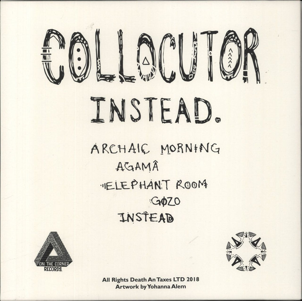 Collocutor Instead UK vinyl LP album (LP record) 4012957760117