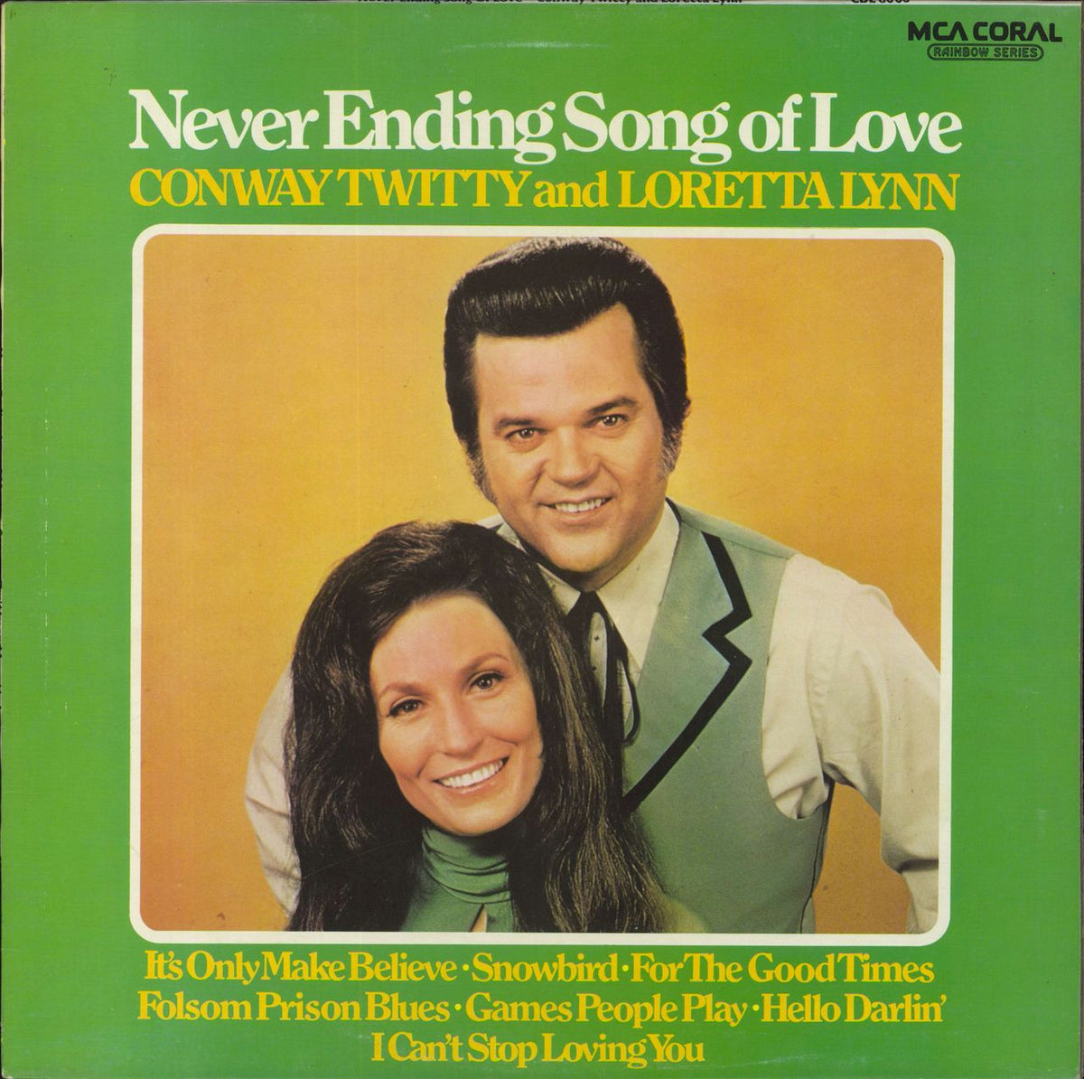 Conway Twitty & Loretta Lynn Never Ending Song Of Love UK Vinyl LP —  RareVinyl.com