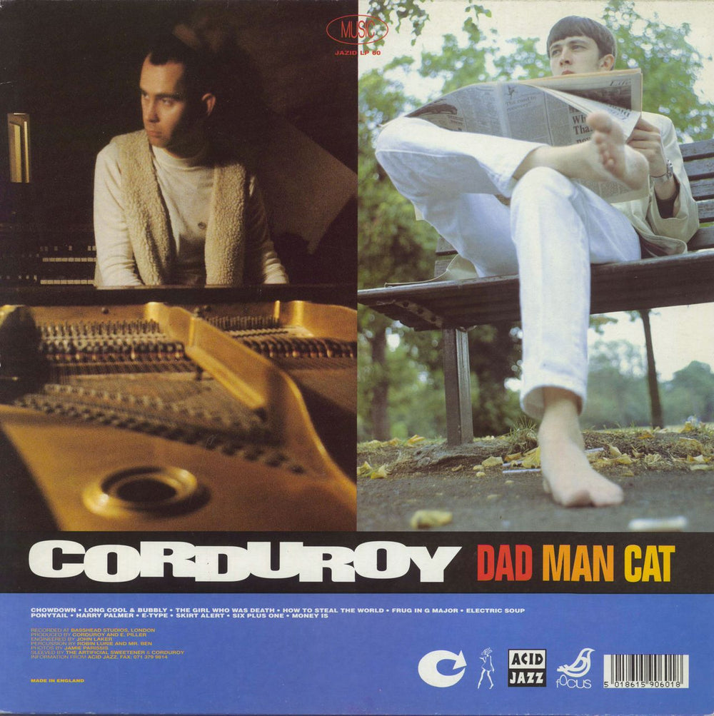 Corduroy Dead Man Cat UK vinyl LP album (LP record) JAZIDLP60