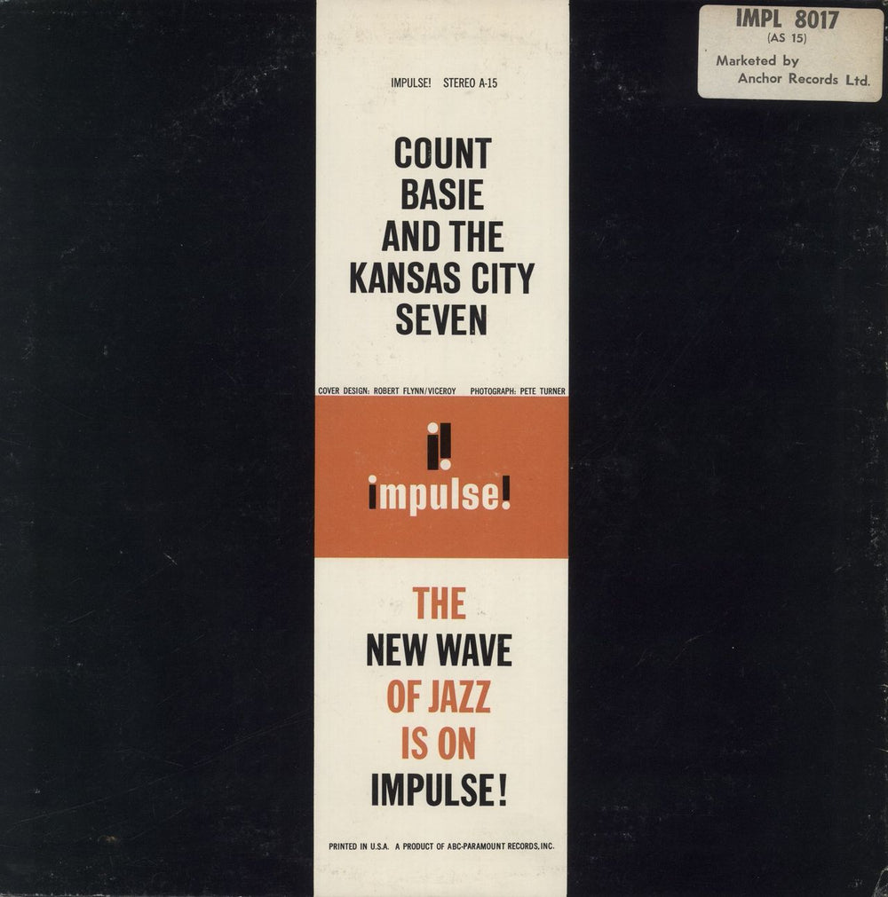 Count Basie And The Kansas City 7 UK vinyl LP album (LP record)