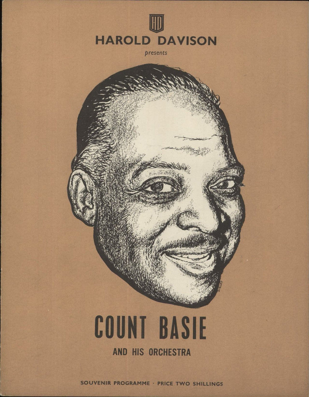 Count Basie Souvenir Programme UK tour programme TOUR PROGRAMME