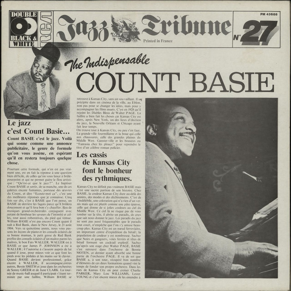 Count Basie The Indispensable Count Basie French 2-LP vinyl record set (Double LP Album) PM43688