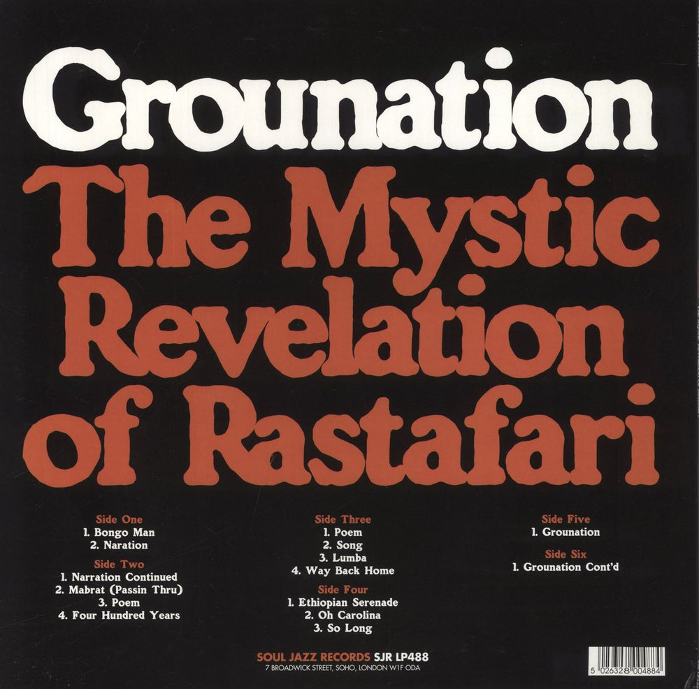 Count Ossie & The Mystic Revelation Of Rastafari Grounation UK 3-LP vinyl record set (Triple LP Album) 5026328004884