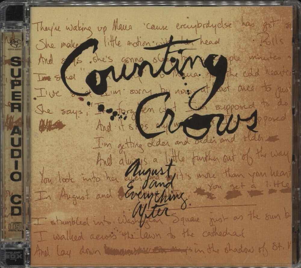 Counting Crows August And Everything After US super audio CD SACD CAPP24528SA