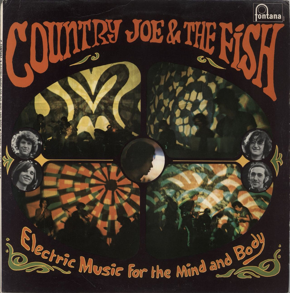 Country Joe & The Fish Electric Music For The Mind And Body - 1st - EX UK vinyl LP album (LP record) STFL6081