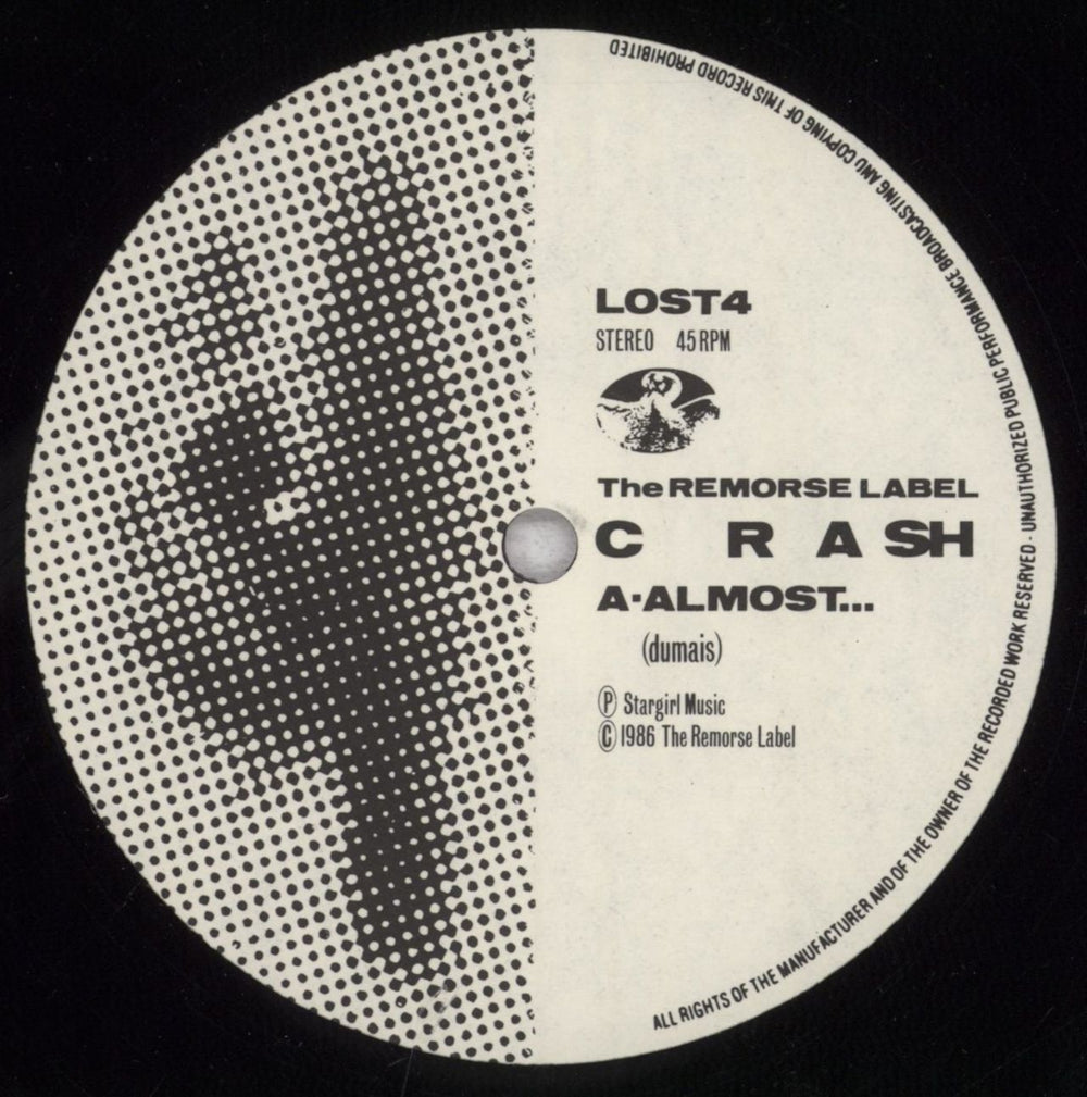 Crash Almost UK 12" vinyl single (12 inch record / Maxi-single) C+H12AL839905