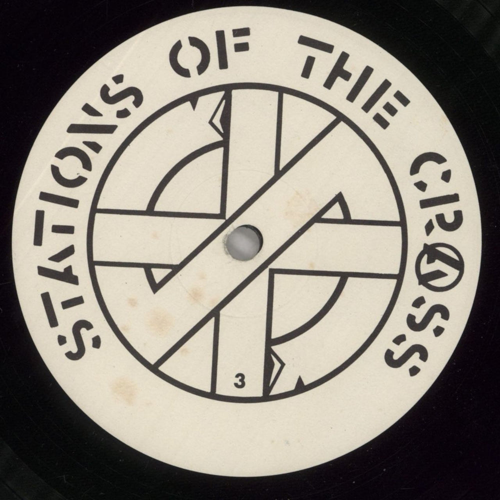 Crass Stations Of The Crass - 1st - £3.00 - VG UK 2-LP vinyl record set (Double LP Album) C\S2LST862759