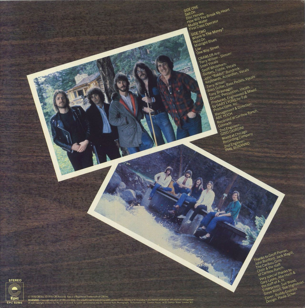 Crawler Snake, Rattle And Roll UK vinyl LP album (LP record)