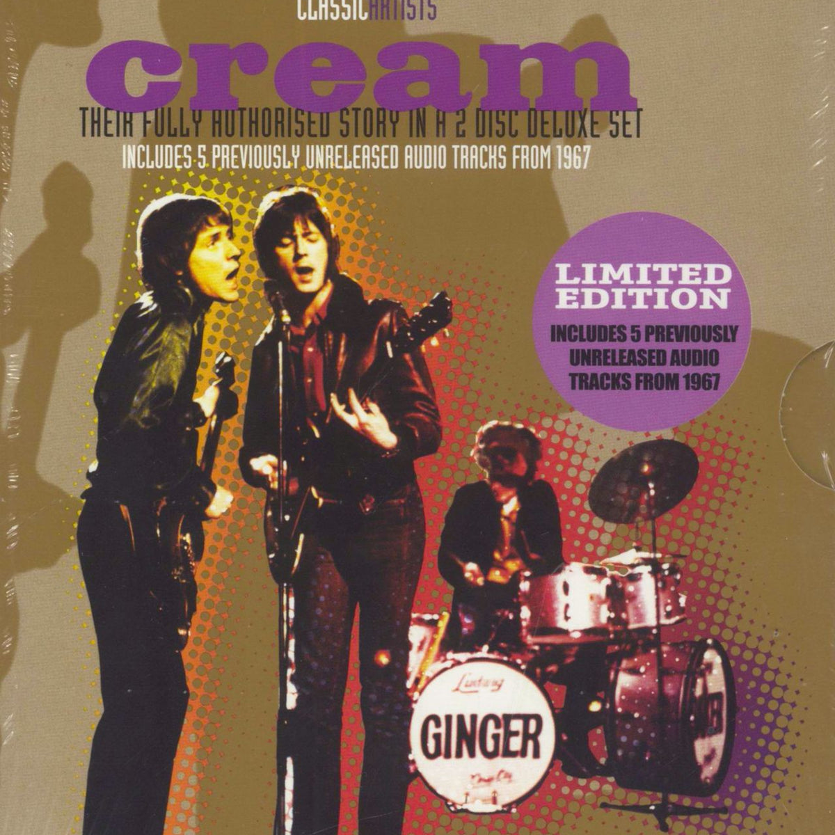 Cream Cream - The Fully Authorised Story UK 2-disc CD/DVD set —  RareVinyl.com