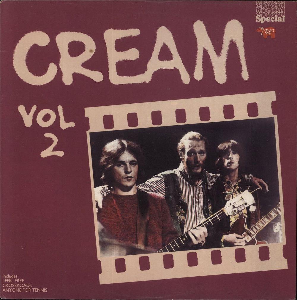 Cream Cream Vol 2 UK vinyl LP album (LP record) 2479701