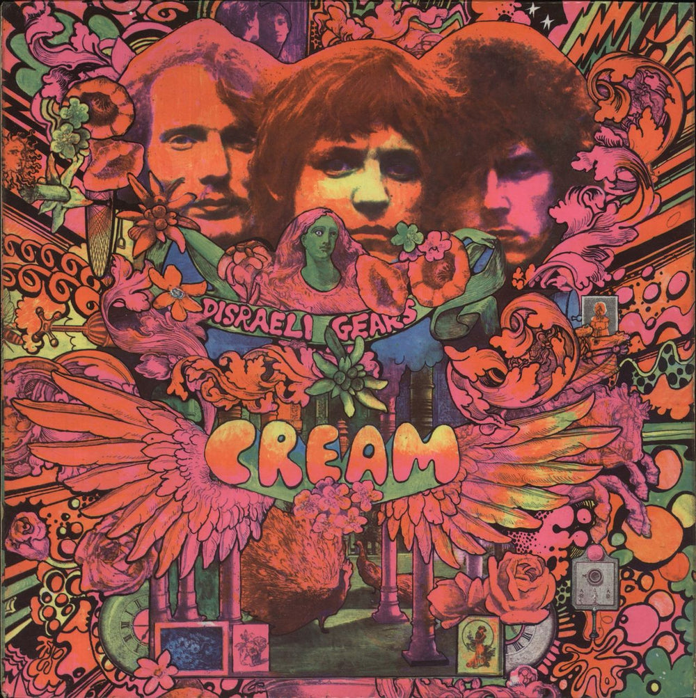 Cream Disraeli Gears - 2nd - M33 - White Box - EX UK vinyl LP album (LP record) 593003