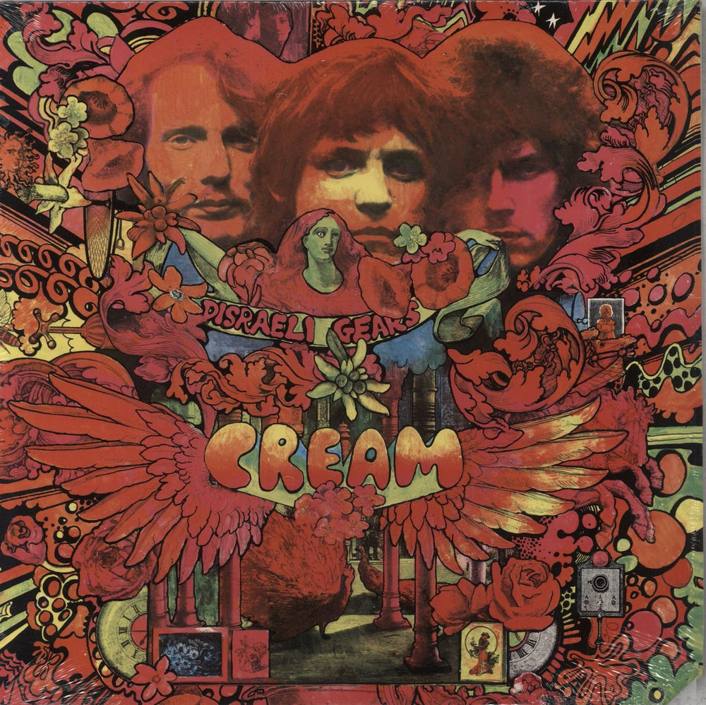 Cream Disraeli Gears - Sealed US vinyl LP album (LP record) RS-1-3010