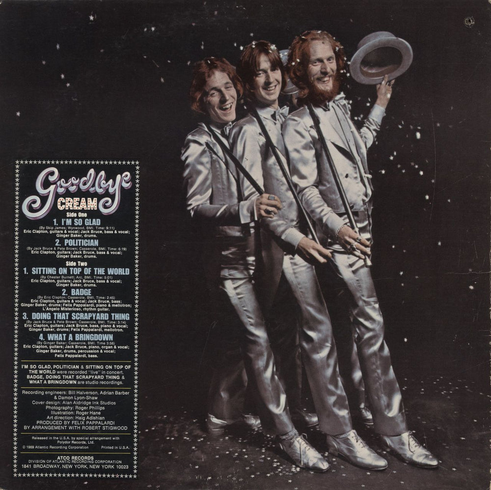 Cream Goodbye + Poster - EX US vinyl LP album (LP record)