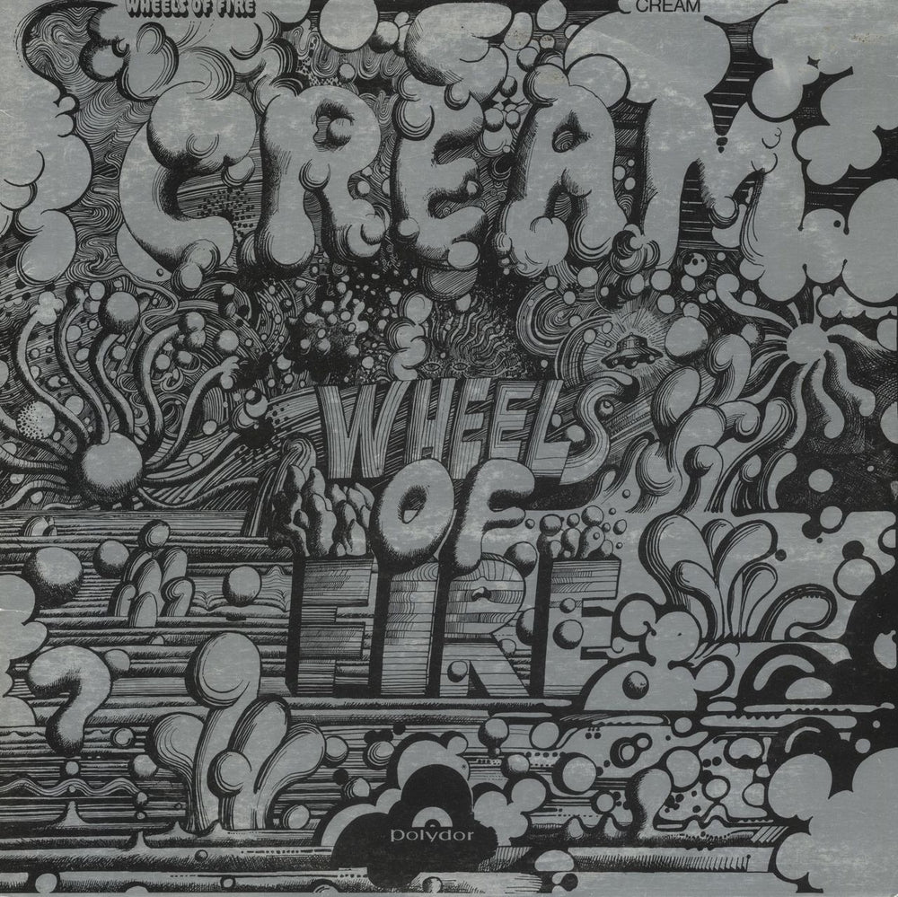 Cream Wheels Of Fire - 2nd UK 2-LP vinyl record set (Double LP Album) 2612001