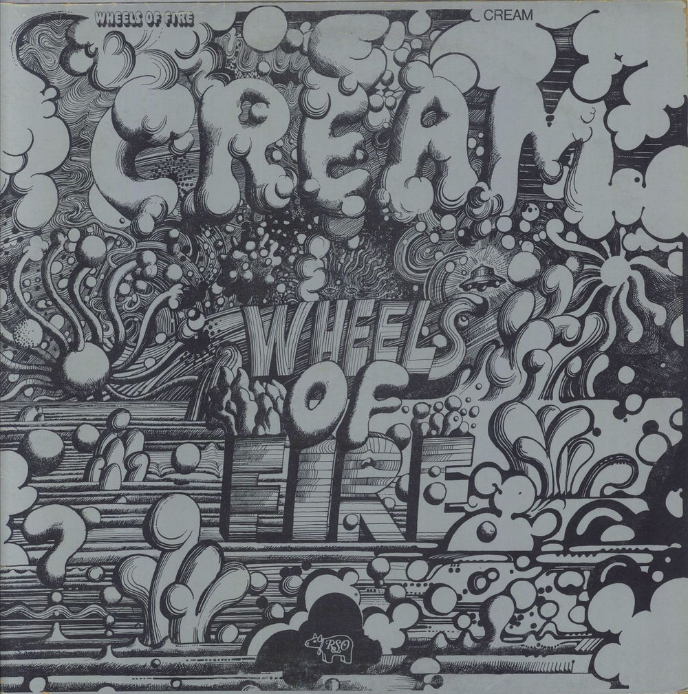 Cream Wheels Of Fire - Cream Label UK 2-LP vinyl record set (Double LP Album) 2671109