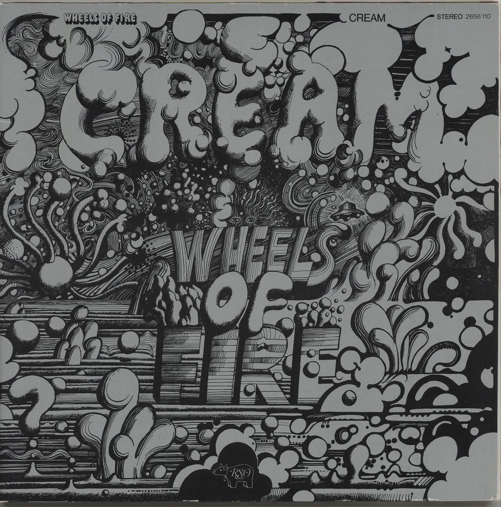 Cream Wheels Of Fire German 2-LP vinyl record set (Double LP Album) 2658110