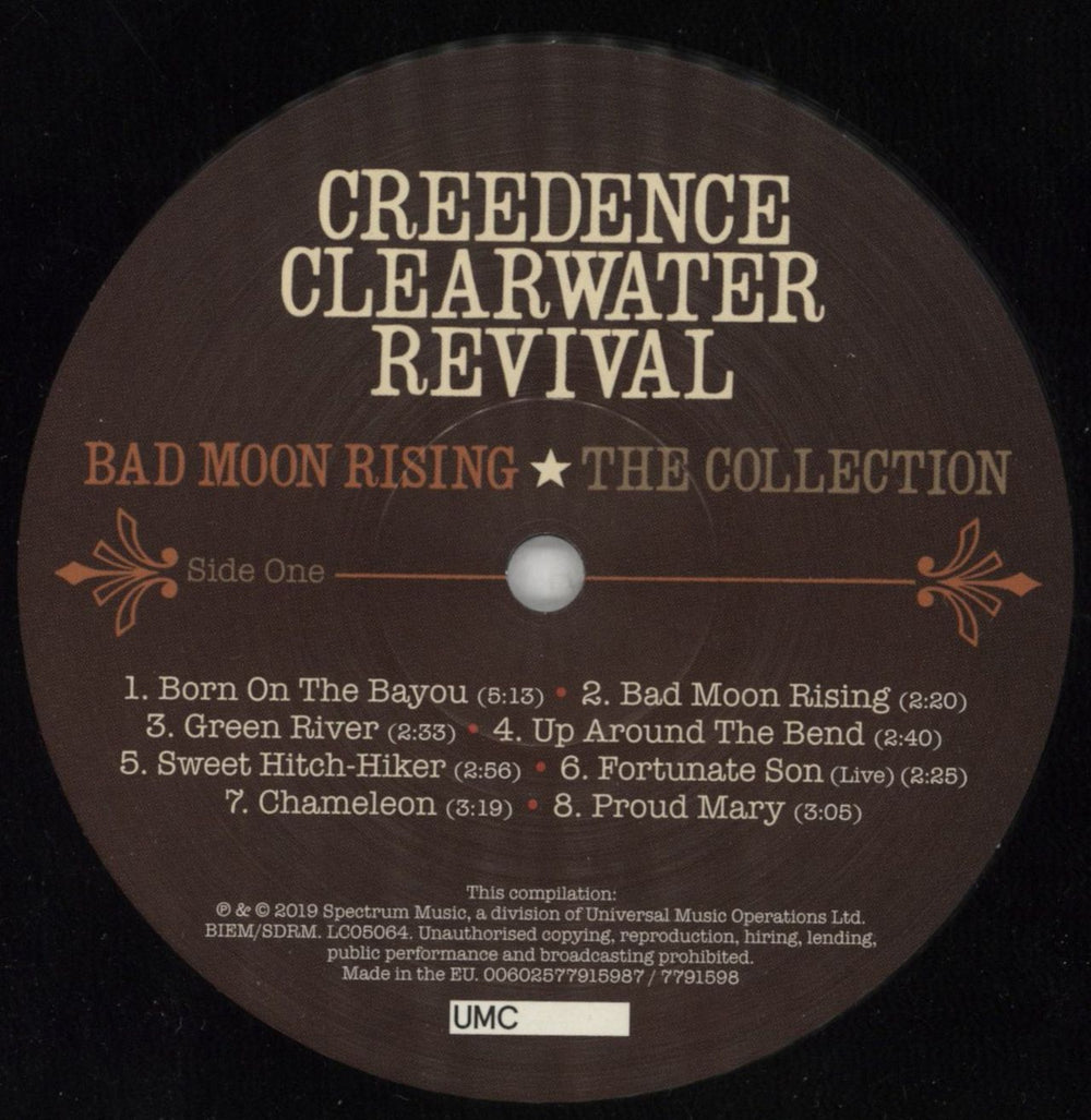 Creedence Clearwater Revival Bad Moon Rising - The Collection UK vinyl LP album (LP record) CCLLPBA810040