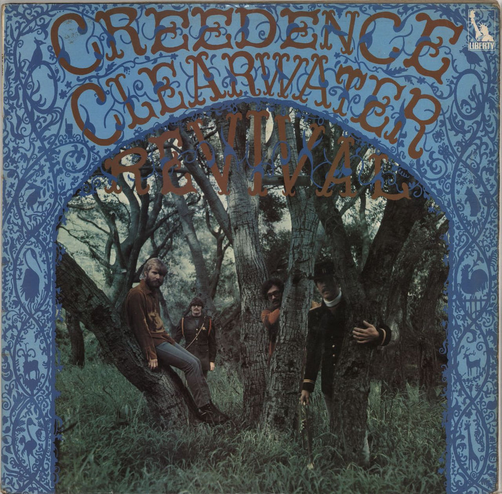 Creedence Clearwater Revival Creedence Clearwater Revival - 1st - EX UK vinyl LP album (LP record) LBS83259