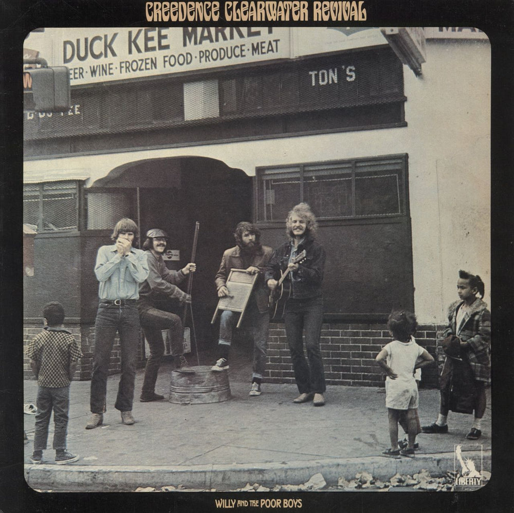 Creedence Clearwater Revival Willy And The Poor Boys - 1st - VG UK vinyl LP album (LP record) LBS83338