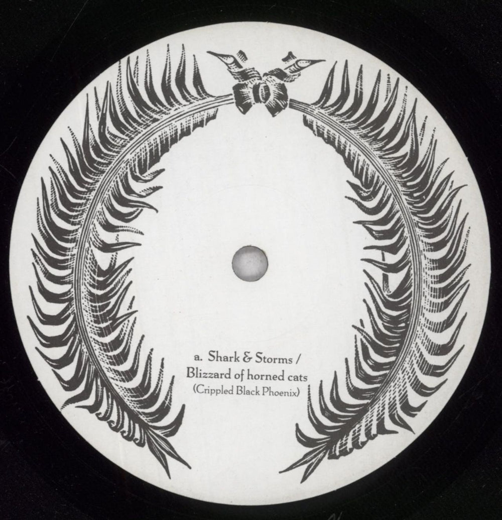 Crippled Black Phoenix Sharks & Storms / Blizzard Of Horned Cats UK 10" vinyl single (10 inch record) O3I10SH842099