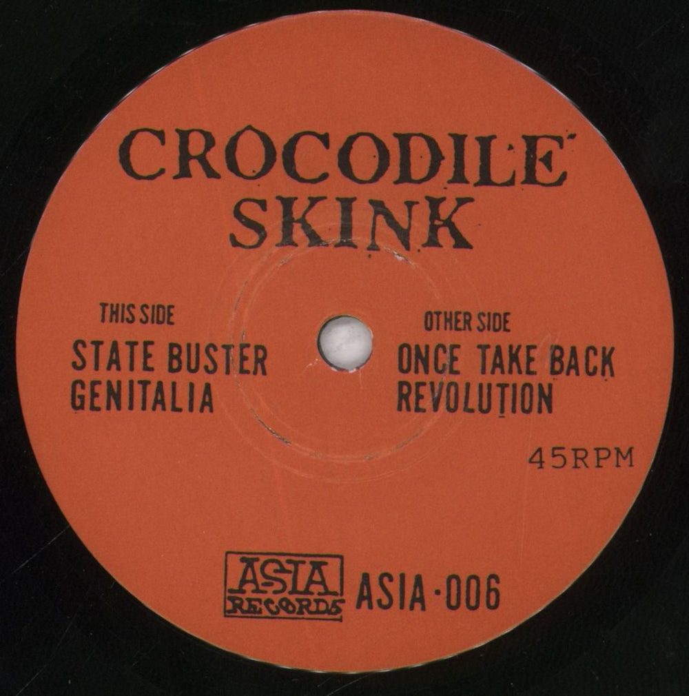 Crocodile Skink Crocodile Skink Japanese 7" vinyl single (7 inch record / 45) 7T107CR836338