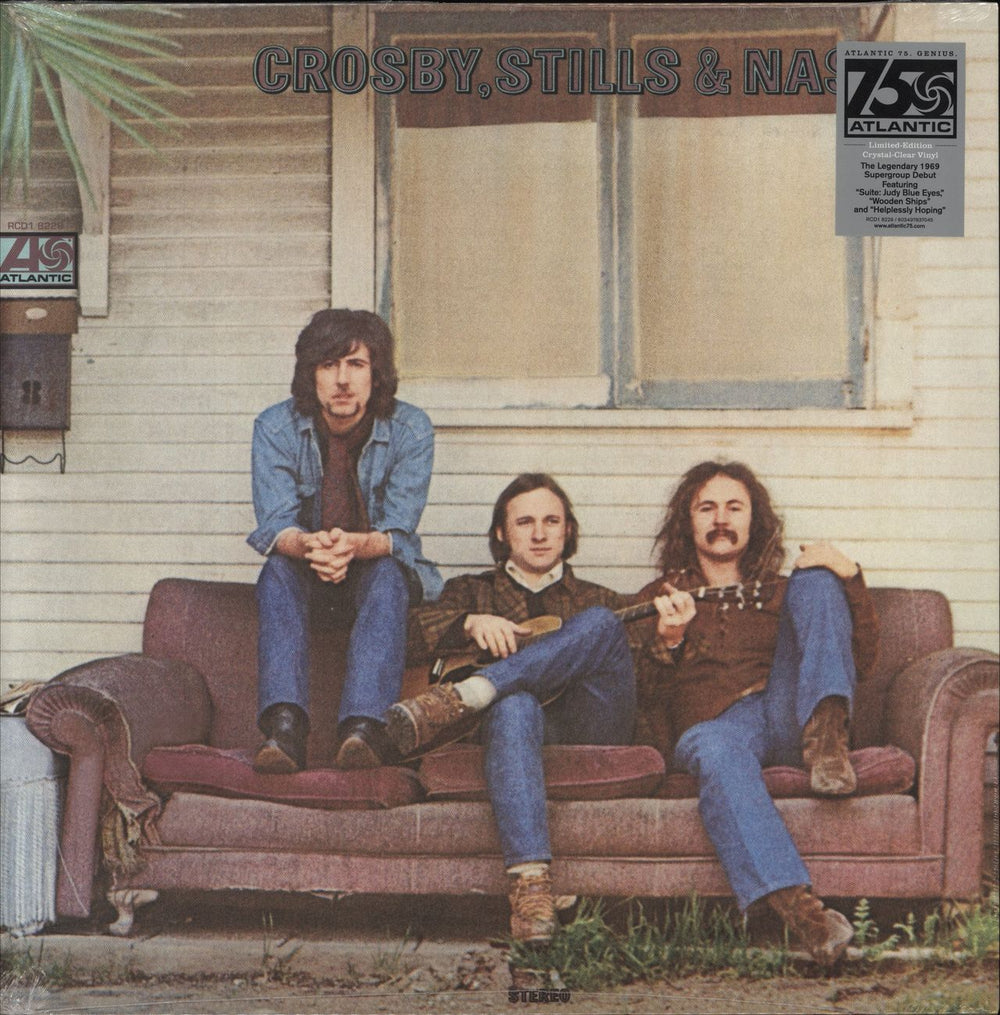 Crosby, Stills & Nash Crosby, Stills & Nash - Clear Vinyl - Sealed US vinyl LP album (LP record) RCD18229