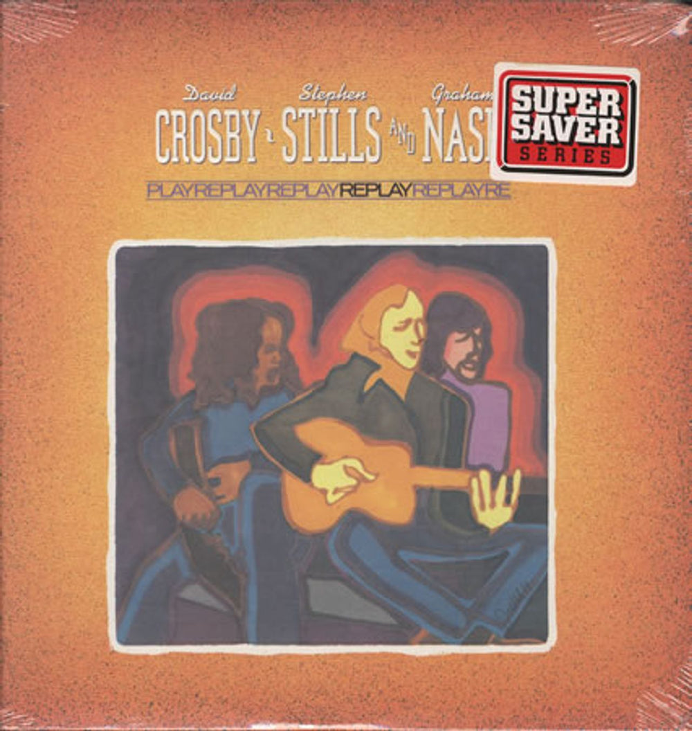 Crosby, Stills & Nash Replay - Sealed US vinyl LP album (LP record) SD16026