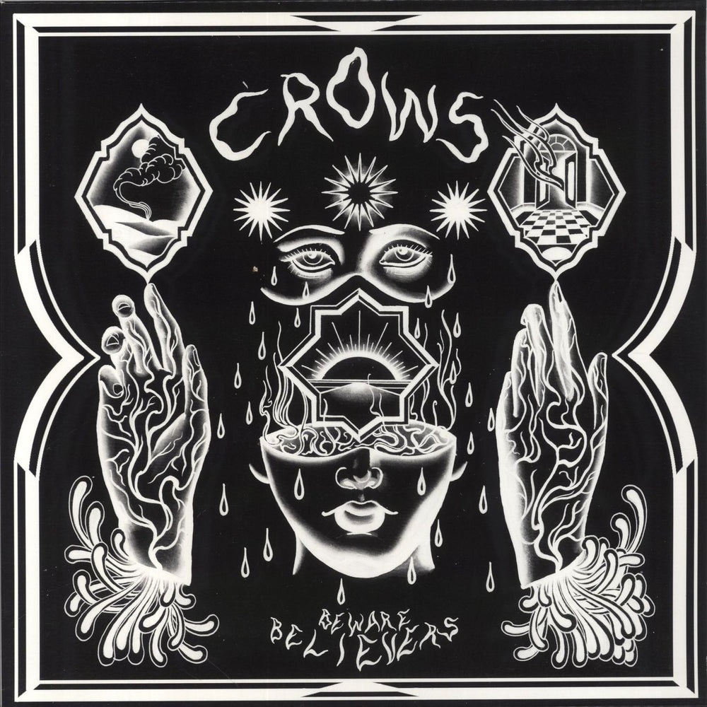 Crows Beware Believers - 180g Bone Vinyl UK vinyl LP album (LP record) BADVIBES001