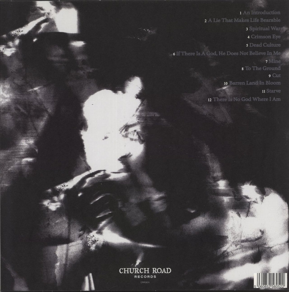 Cruelty There Is No God Where I Am - Clear With Black Splatter Vinyl UK vinyl LP album (LP record) 5060852560522