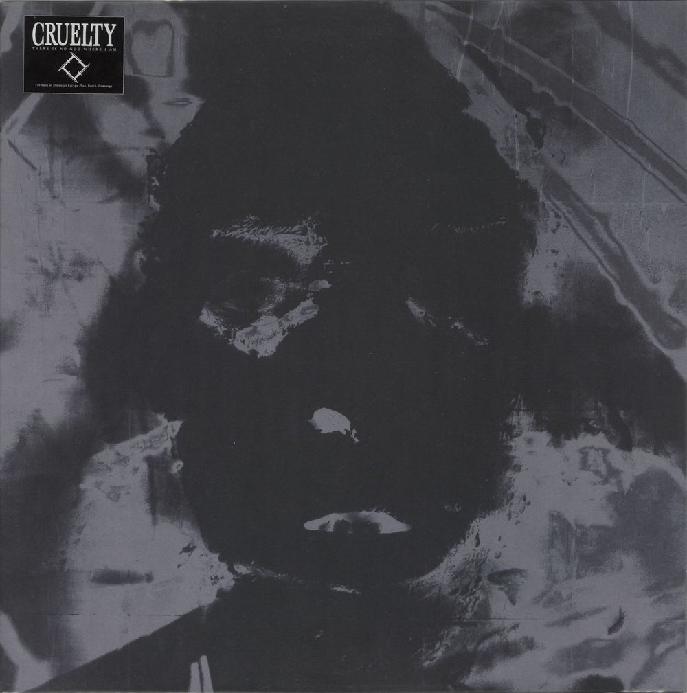 Cruelty There Is No God Where I Am - Clear With Black Splatter Vinyl UK vinyl LP album (LP record) CRR063V